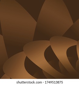 Olas, espiral. Curvas de volumen con superposición y sombra. Moderno y refinado fondo abstracto. Fondo del cartel, cartel, portada y plantilla de presentación.
