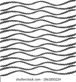 Waves of stripes with a pattern. Background of stripes that are divided into fragments.