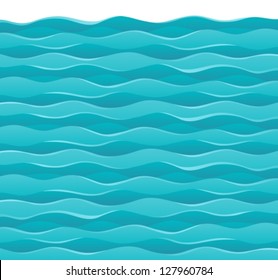 Waves theme image 7 - vector illustration.