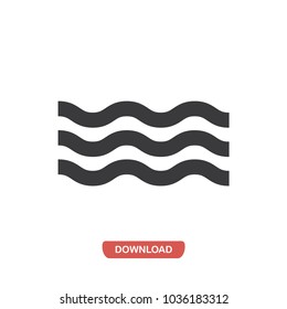 Waves vector icon