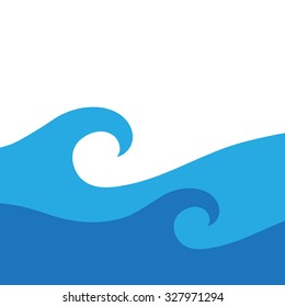 Waves, vector illustration