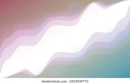  Waves Vector illustration. Abstract background