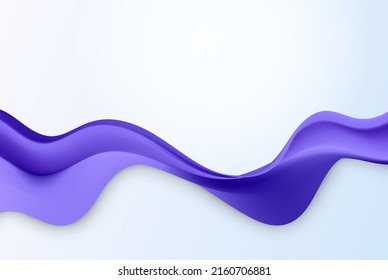 Waves of water. Trendy violet fluid design. Vector illustration for banners, flyers and presentations.