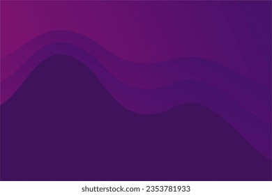 Wave-shaped purple abstract background suitable for banners