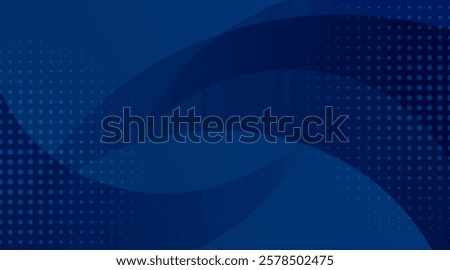 Wavey Dark Blue Abstract Background for Presentations and branding with Overlapping Layers 