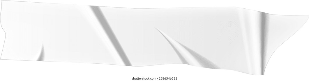 Waving blank horizontal flag mockup billowing in the wind offers an ideal canvas for customization, allowing the addition of text, logos, or design elements for various purposes