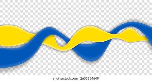 Waving blue yellow shape background in transparent design. blue yellow background template. yellow blue background design - Powered by Shutterstock - Get 15% off with code: PIKWIZARD15