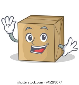 Waving cardboard character collection