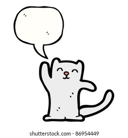 dibujos animados de gatos ondulantes