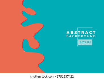 Ondeando el fondo del vector colorido. Plantilla de diseño abstracto para folletos, folletos, revistas, tarjetas de visita, banners, cabeceras, portadas de libros. Ilustración en azul y rojo