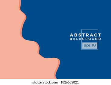 Ondeando el fondo del vector colorido. Plantilla de diseño abstracto para folletos, folletos, revistas, tarjetas de visita, banners, cabeceras, portadas de libros. Ilustración en rojo y azul 