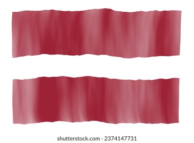 Waving Flag Design For Latvia