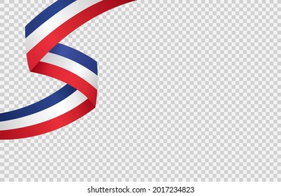 Waving flag of France isolated  on png or transparent  background,Symbol of France,template for banner,card,advertising ,promote, TV commercial,web, vector illustration top gold winner country 