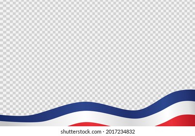 Waving flag of France isolated  on png or transparent  background,Symbol of France,template for banner,card,advertising ,promote, TV commercial,web, vector illustration top gold winner country 