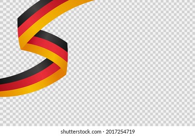 Waving flag of Germany isolated  on png or transparent  background,Symbol of Germany,template for banner,card,advertising ,promote, TV commercial,web, vector illustration top gold sport winner