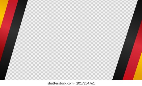 Waving flag of Germany isolated  on png or transparent  background,Symbol of Germany,template for banner,card,advertising ,promote, TV commercial,web, vector illustration top gold sport winner