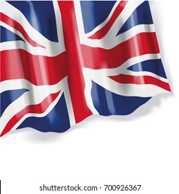 Waving flag of Great Britain