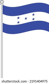 It is a waving flag of Honduras. 
