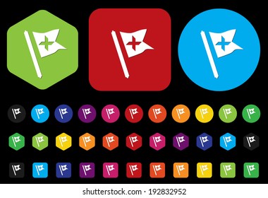 Waving Flag Icon