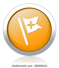 Waving Flag Icon