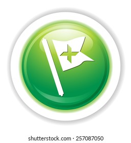 Waving Flag Icon