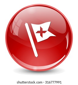 Waving Flag Icon