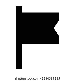 Waving Flag icon. Suitable for website UI design