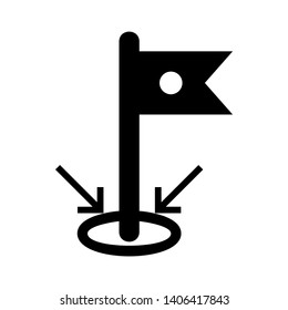 Waving Flag Icons for Banners, Presentations, Web Pages. Vector illustration. - Vector