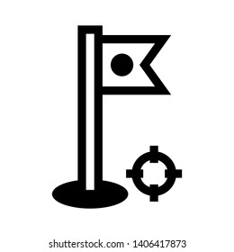 Waving Flag Icons for Banners, Presentations, Web Pages. Vector illustration. - Vector