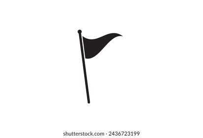 Waving Flag Icons for Banners, Presentations, Web Pages. Vector illustration.