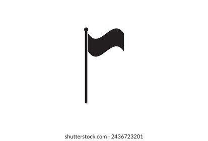 Waving Flag Icons for Banners, Presentations, Web Pages. Vector illustration.