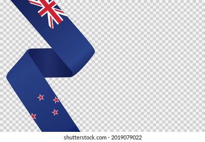 Waving flag of New Zealand isolated  on png or transparent  background,Symbol of New Zealand,template for banner,card,advertising ,promote, vector illustration top gold medal sport winner country