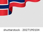 Waving flag of Norway isolated  on png or transparent  background,Symbol of Norway,template for banner,card,advertising ,promote, vector illustration top gold medal sport winner country