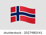 Waving flag of Norway isolated  on png or transparent  background,Symbol of Norway,template for banner,card,advertising ,promote, vector illustration top gold medal sport winner country