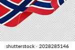 Waving flag of Norway isolated  on png or transparent  background,Symbol of Norway,template for banner,card,advertising ,promote, vector illustration top gold medal sport winner country
