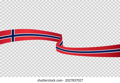 Waving flag of Norway isolated  on png or transparent  background,Symbol of Norway,template for banner,card,advertising ,promote, vector illustration top gold medal sport winner country