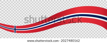 Waving flag of Norway isolated  on png or transparent  background,Symbol of Norway,template for banner,card,advertising ,promote, vector illustration top gold medal sport winner country