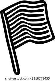Icono de contorno de marca ondulante. signo de estilo lineal para el concepto y el signo móviles, símbolo, vector, arte