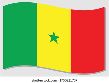 Bandeira do Senegal Royalty Free Stock SVG Vector and Clip Art