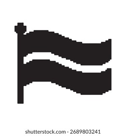Ondeando la bandera con el fondo transparente