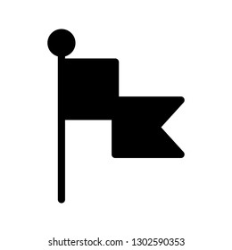 waving glyph icon