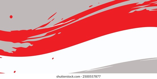 Waving Indonesian Flag Vector Background, Patriotic, Flag, Celebration Background Image And Wallpaper, red and white