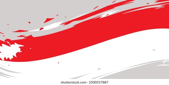 Waving Indonesian Flag Vector Background, Patriotic, Flag, Celebration Background Image And Wallpaper, red and white