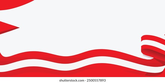 Waving Indonesian Flag Vector Background, Patriotic, Flag, Celebration Background Image And Wallpaper, red and white
