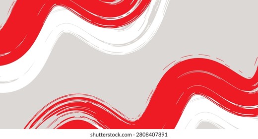 Waving Indonesian Flag Vector Background, Patriotic, Flag, Celebration Background Image And Wallpaper, red and white