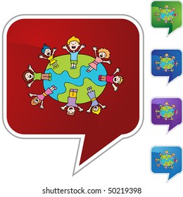 Waving Kids