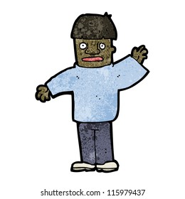 waving man cartoon