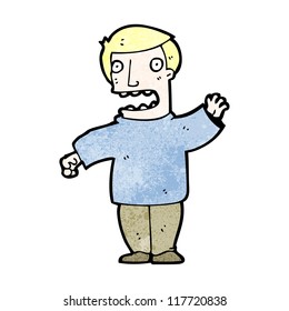 waving man cartoon