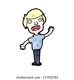 waving man cartoon