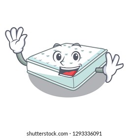 Waving mattress in on the characters bedroom